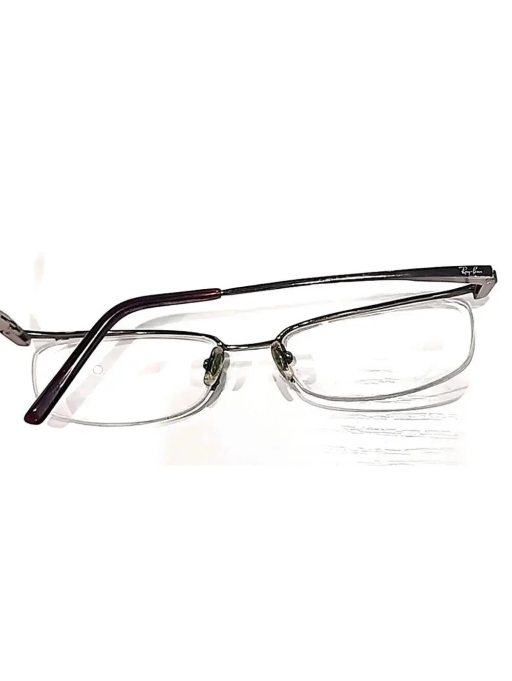 Ray Ban RB6101 2531 Brown Half Rim Eyeglasses 52-18 135